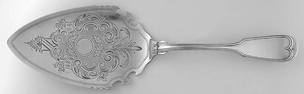 HBD1 (Coin) Bright Cut Solid Pastry Server