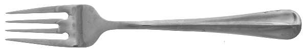 HSV117 (Stainless, 270, China) Individual Salad Fork