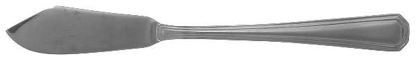 HSV188 (STAINLESS) Flat Handle Master Butter Knife