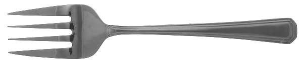 HSV188 (STAINLESS) Medium Solid Cold Meat Serving Fork