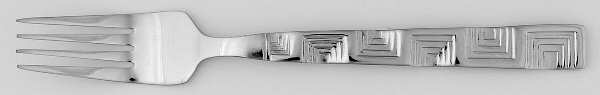Emerald Square (Stainless) Individual Salad Fork by Hampton Silversmiths
