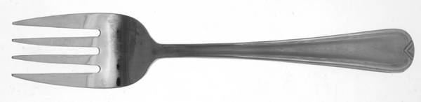 Cecina (Stainless) Medium Solid Cold Meat Serving Fork