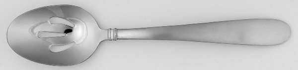 Plaza Satin (Stainless) Pierced Tablespoon (Serving Spoon)