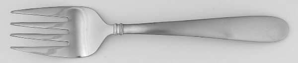 Plaza Satin (Stainless) Medium Solid Cold Meat Serving Fork