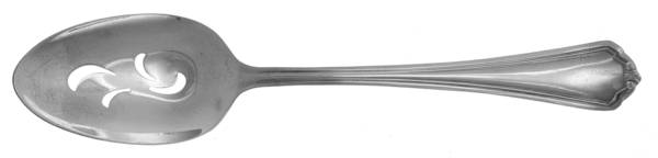 Knights Bridge (silverplate) Pierced Tablespoon (Serving Spoon)