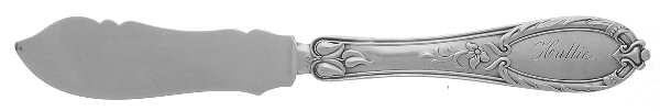 HKS8 (Coin) Flat Handle Bright Cut Master Butter