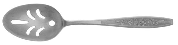 Precious Rose (Stainless) Pierced Tablespoon (Serving Spoon)