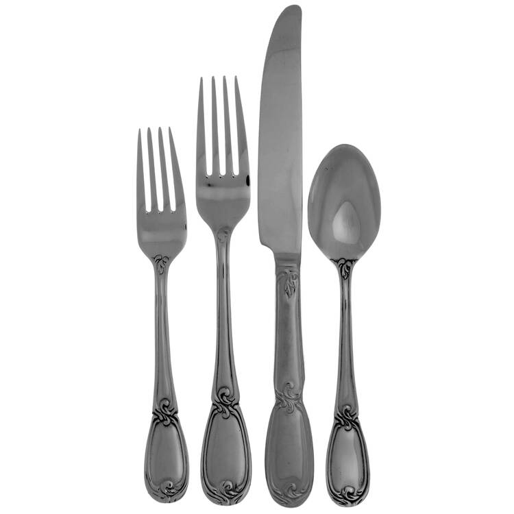 Fleur (Stainless) 4 Piece Place Setting