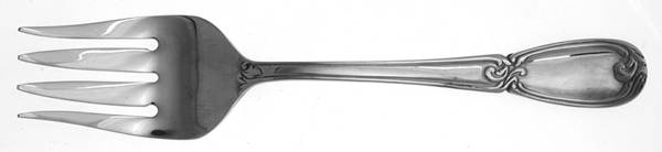 Fleur (Stainless) Medium Solid Cold Meat Serving Fork