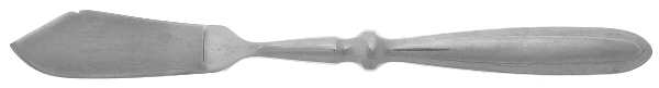 Bistro Mirror (Stainless) Flat Handle Master Butter Knife by Hampton Silversmiths