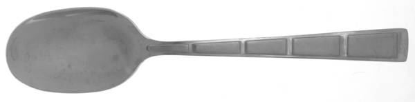Viveka Frosted (Stainless) Place/Oval Soup Spoon by Hampton Silversmiths