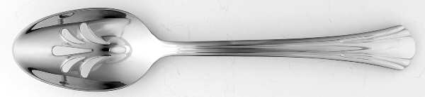 Gertrude (Stainless) Pierced Tablespoon (Serving Spoon) by Hampton Silversmiths