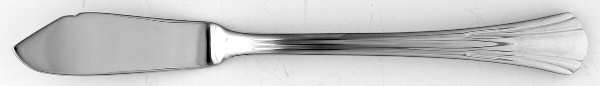 Gertrude (Stainless) Flat Handle Master Butter Knife