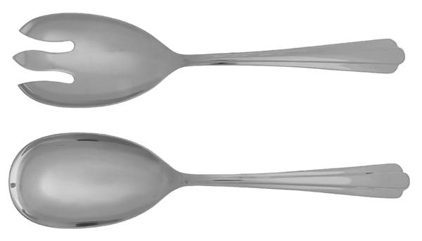 Central (Stainless) (2 Pc) Solid Salad Set