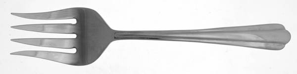 Central (Stainless) Medium Solid Cold Meat Serving Fork