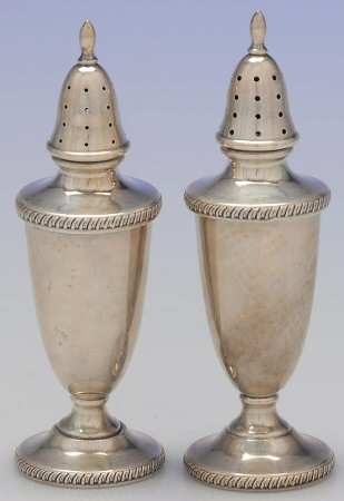 401 (Sterling, Hollowware) Salt and Pepper Set