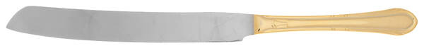 HSV149 (Gold Electroplate) Wedding Cake Knife with Stainless Blade