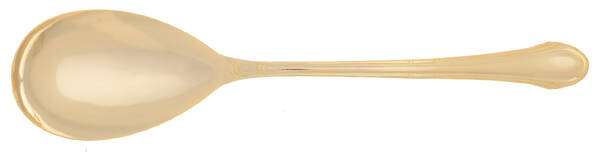 HSV149 (Gold Electroplate) Solid Salad Serving Spoon