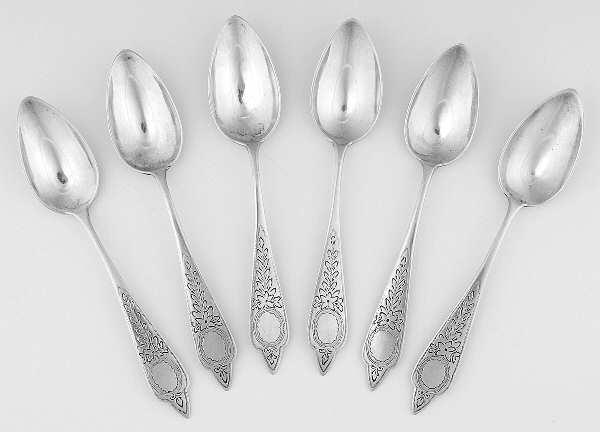 H4W1 (Set of 6) Demitasse Spoons