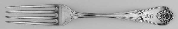 HBD2 (Sterling) Monogram Fork