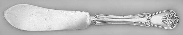 HBD2 (Sterling) Flat Handle Master Butter Knife