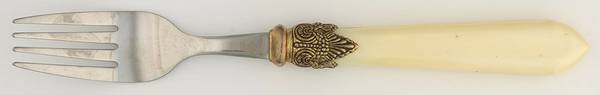 HSV156 (Creamy Yellow Handle W-GOLD, Stainless) by Hampton Silversmiths