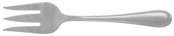 Bouquet (Stainless) Medium Solid Cold Meat Serving Fork