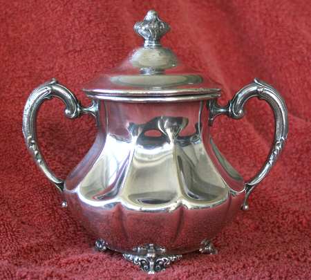 3628 (Silverplate, Hollowware) Sugar Bowl & Lid