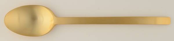 Spiga-Matte (Gold Electroplate) Teaspoon