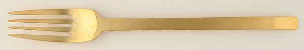 Spiga-Matte (Gold Electroplate) Individual Salad Fork