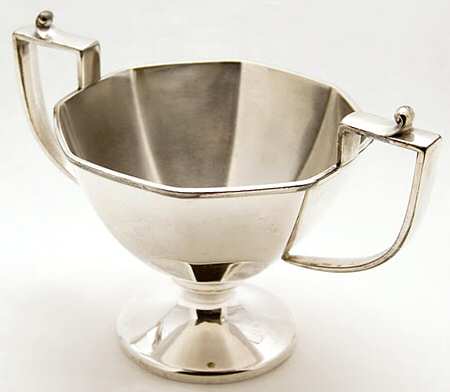 0606 (Silverplate, Hollowware) Silverplate Mini Open Sugar