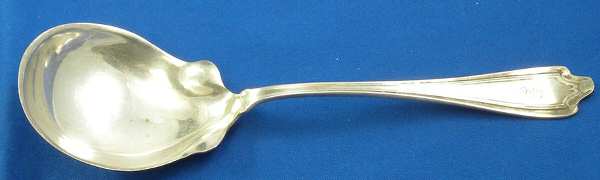 HSS5 (Silverplate) Solid Shell Casserole Spoon