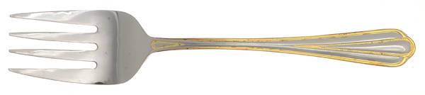 Large Solid Cold Meat Serving Fork