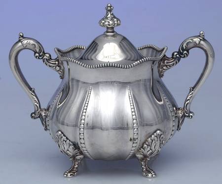 2053 (Silverplate, Hollowware) Sugar Bowl & Lid
