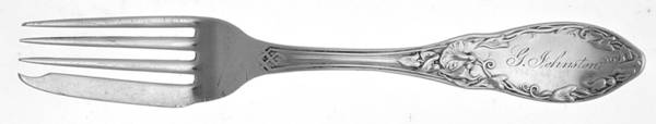 Morning Glory (Coin) Pastry Fork