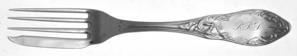 Morning Glory (Coin) Pastry Fork