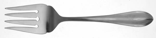 HSV223 (Stainless) Large Solid Cold Meat Serving Fork
