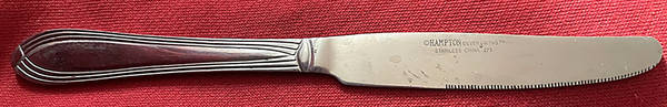 HSV224 (Stainless) New French Solid Knife