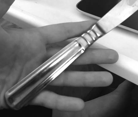 HSV226 (Stainless) Modern Hollow Knife