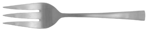 Bellasera Satin (Stainless) Medium Solid Cold Meat Serving Fork