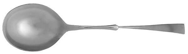 Bellasera Satin (Stainless) Casserole Spoon with Smooth Stainless Bowl HC
