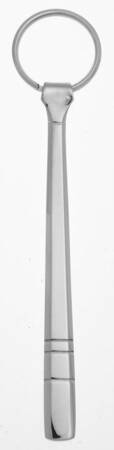 Madison Square (Stainless) Key Ring with Stainless Hoop HC