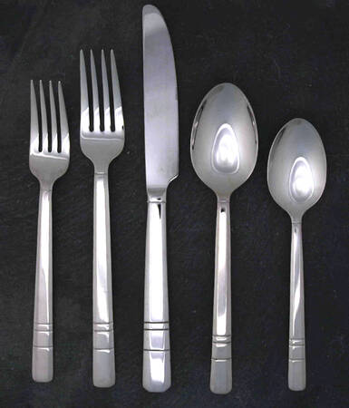 Madison Square (Stainless) 5 Piece Place Setting