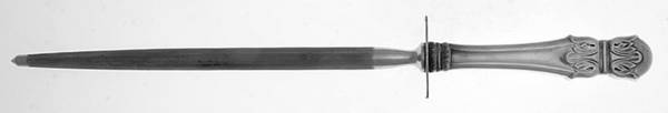 HAS4 (Sterling) Large Roast Steel Rod Knife Sharpener