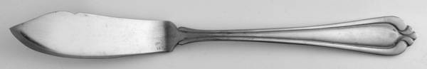 HCF8 (Stainless) Flat Handle Master Butter Knife