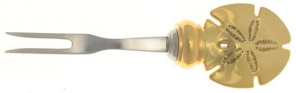 Sand Dollar (Slvp, Hollowware) Cheese Fork