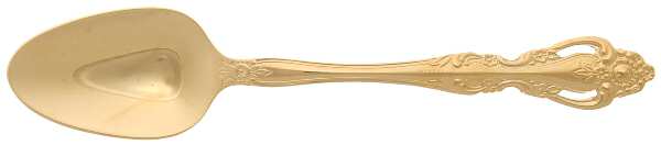 Classic Baroque (Gold Electroplate) Place/Oval Soup Spoon