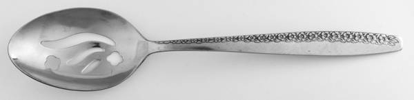 Early Spring (Stainless) Pierced Tablespoon (Serving Spoon)