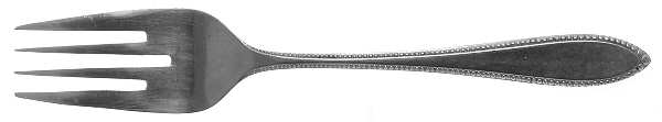 Florentine Bead (Stainless) Individual Salad Fork