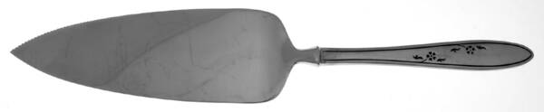 Flower Dance (Stainless) Pie Server with Serrated Stainless Blade HC